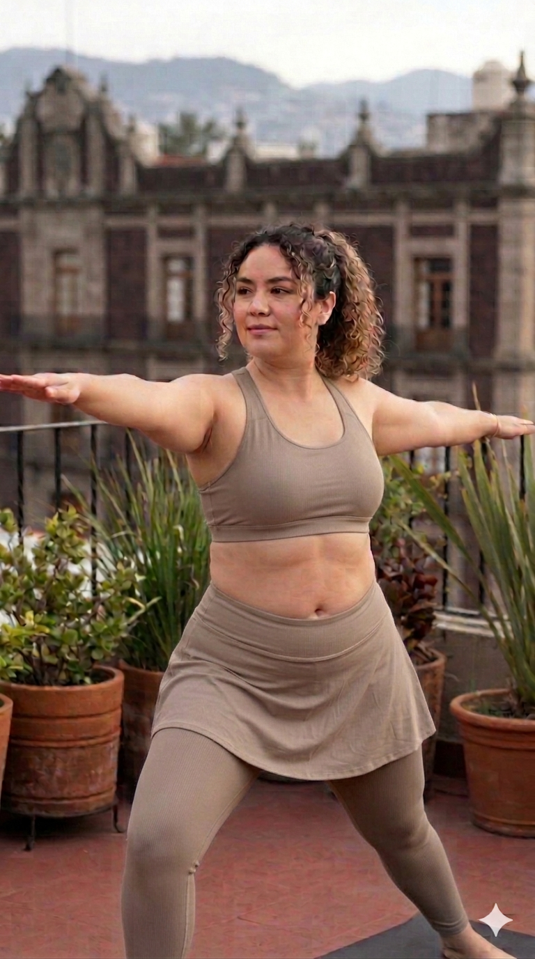 ACTIVE SKORT RIB MAUVE
