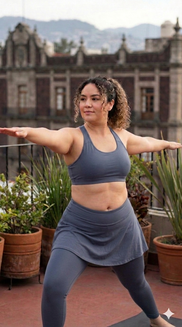 ACTIVE SKORT RIB MAUVE