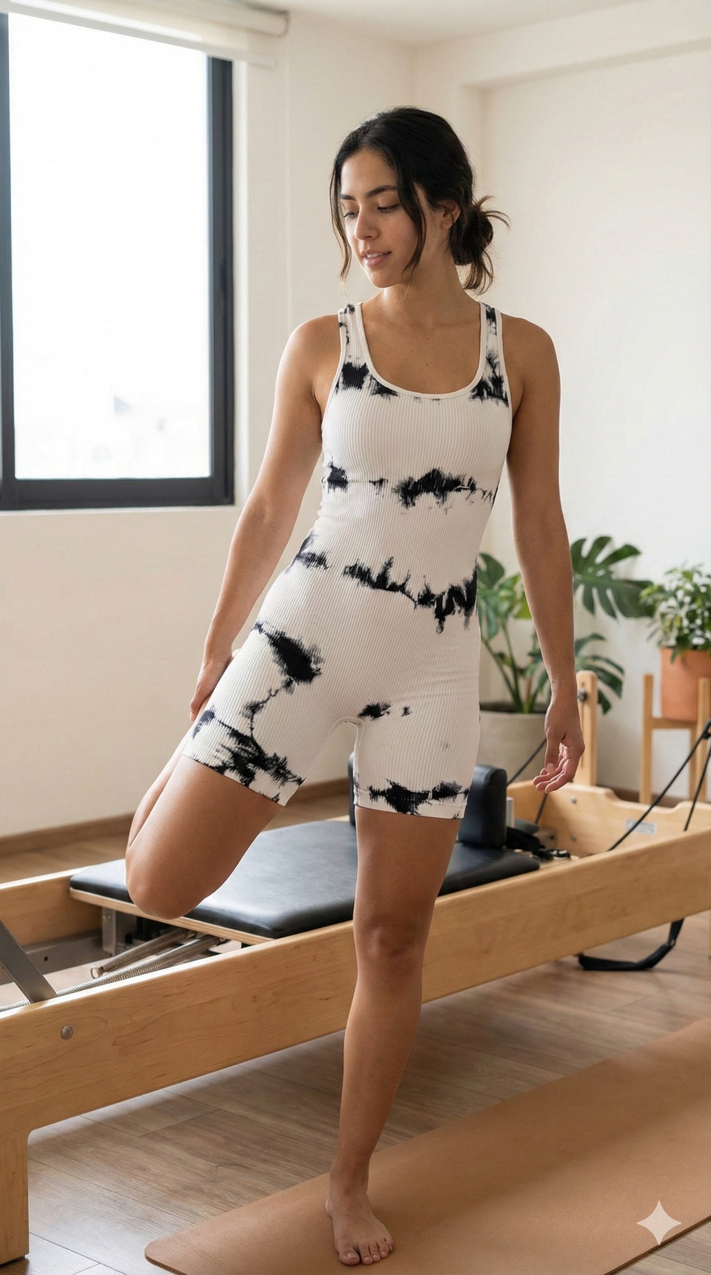 ROMPER TIE-DYE RIB